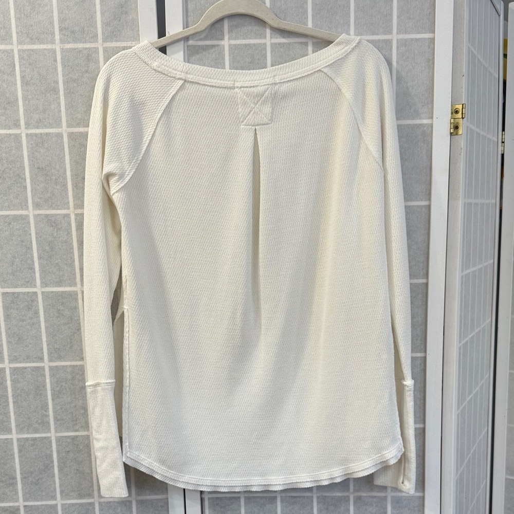We The Free Off-White Long Sleeve Top Size XS - Picture 5 of 7